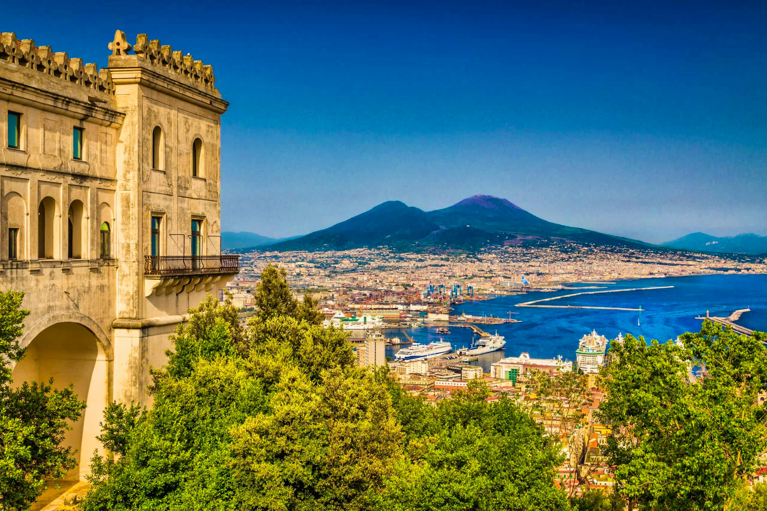 Napoles y Vesubio Campania Italia