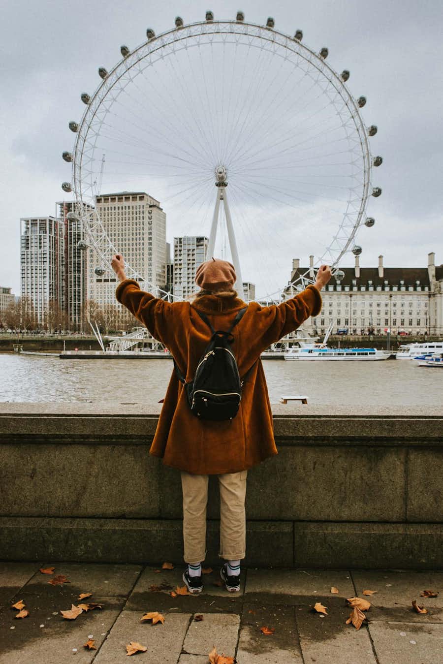 Abrazando London Eye Londres
