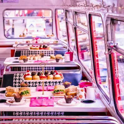 Té de la tarde en autobús con visita panorámica de Londres en diciembre