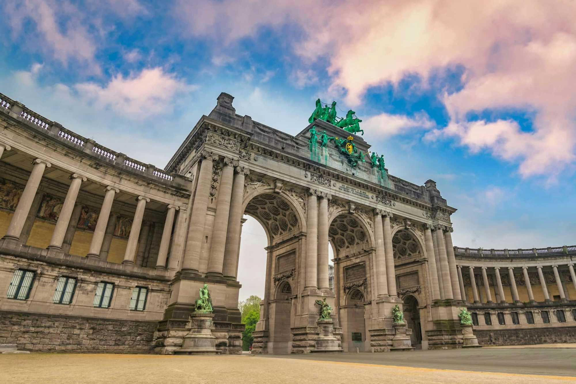 Arquitectura Iconica Bruselas Arcade Du Cinquantenaire