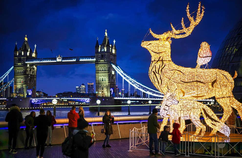 Navidad en Europa: Londres, Inglaterra, Reino Unido