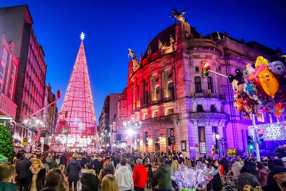 Navidad en Europa: Vigo, España