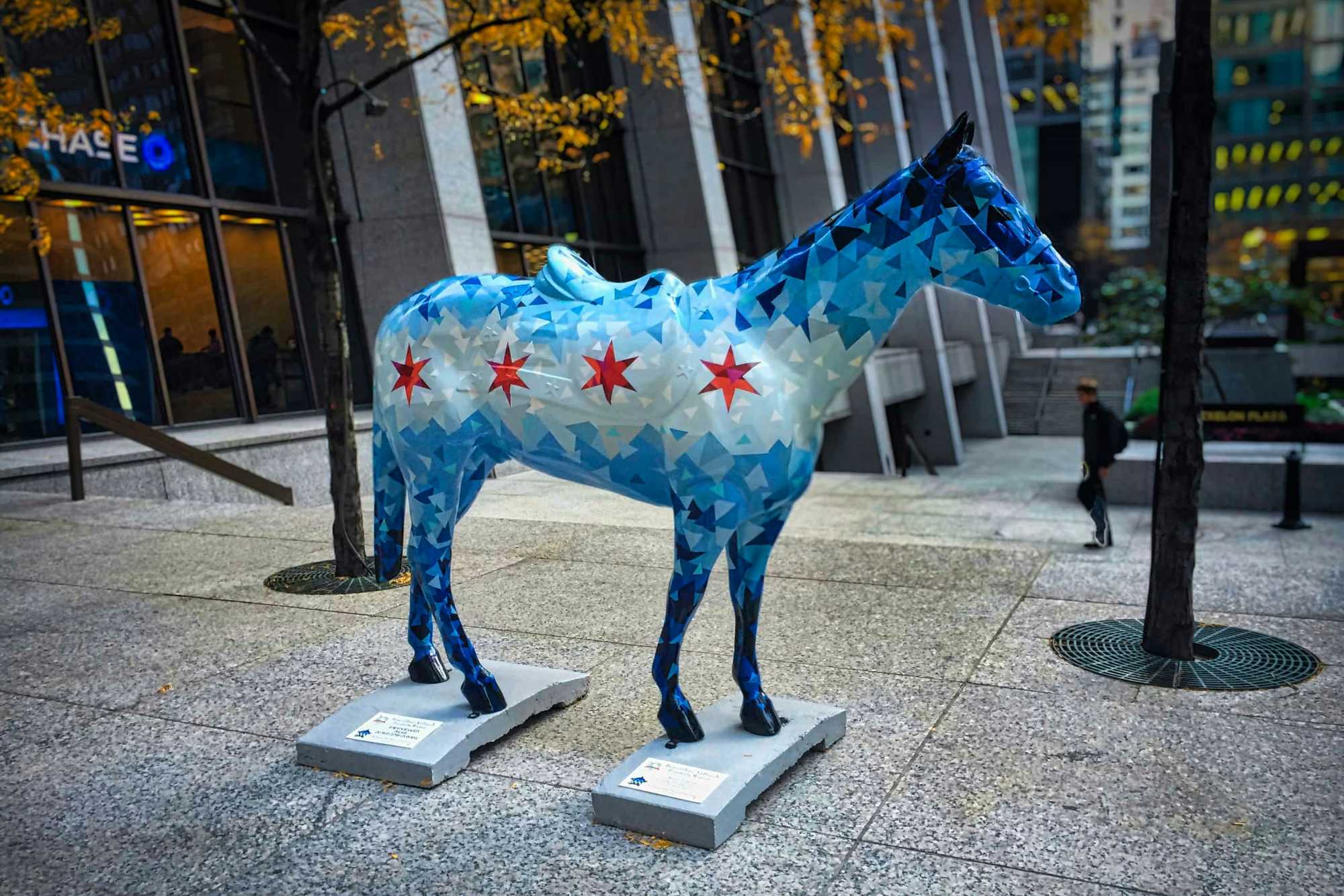 Caballos de Honor en Chicago. Horses of Honor.