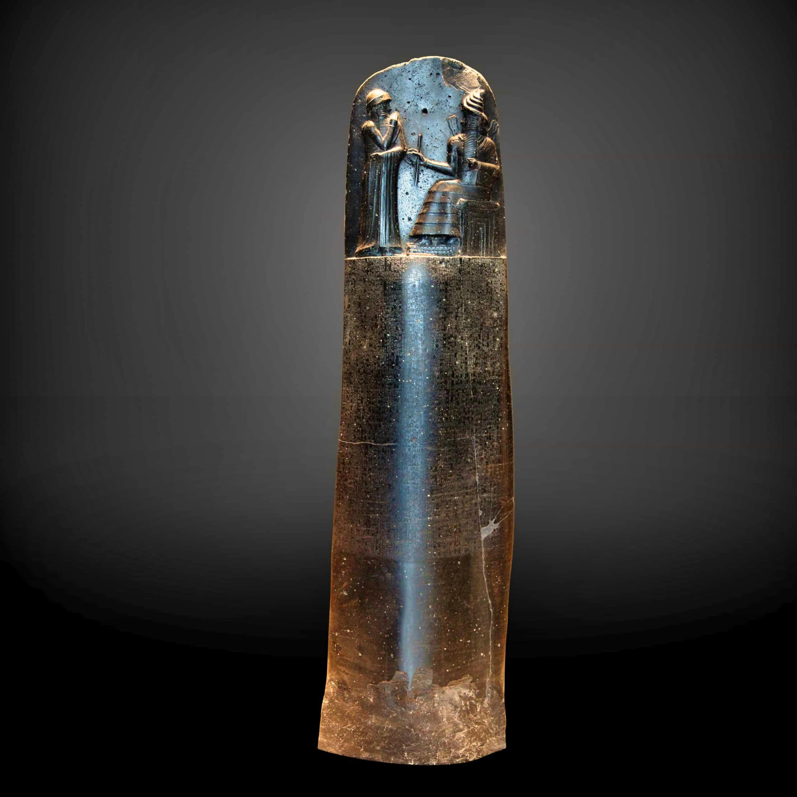 Mejores obras del Louvre: Código Hammurabi, rey de Babilonia. Museo del Louvre, París