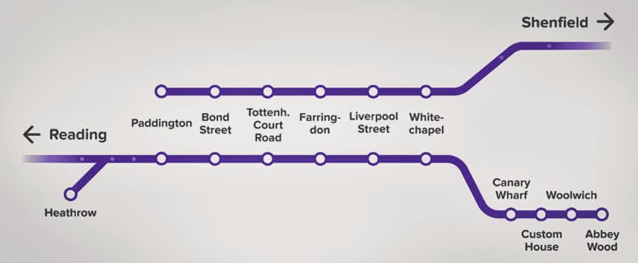 Esquema de Elizabeth line fase 2