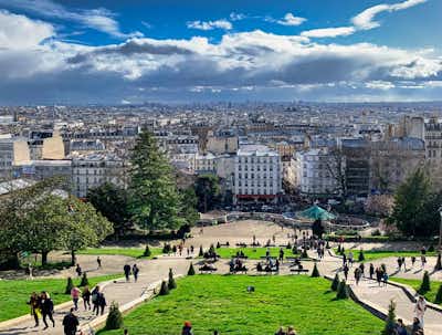 Vista panorámica desde Basílica Sagrado Corazón Montmartre París Mejores vistas de París – Panorámica general de París desde Montmartre