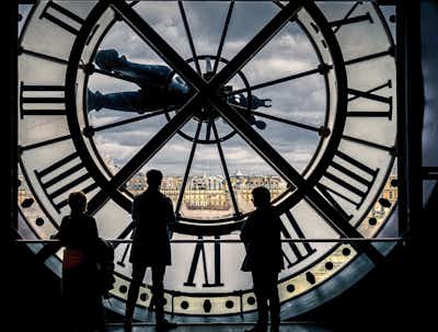 Reloj del museo del Orsay en París Reloj del museo del Orsay en París