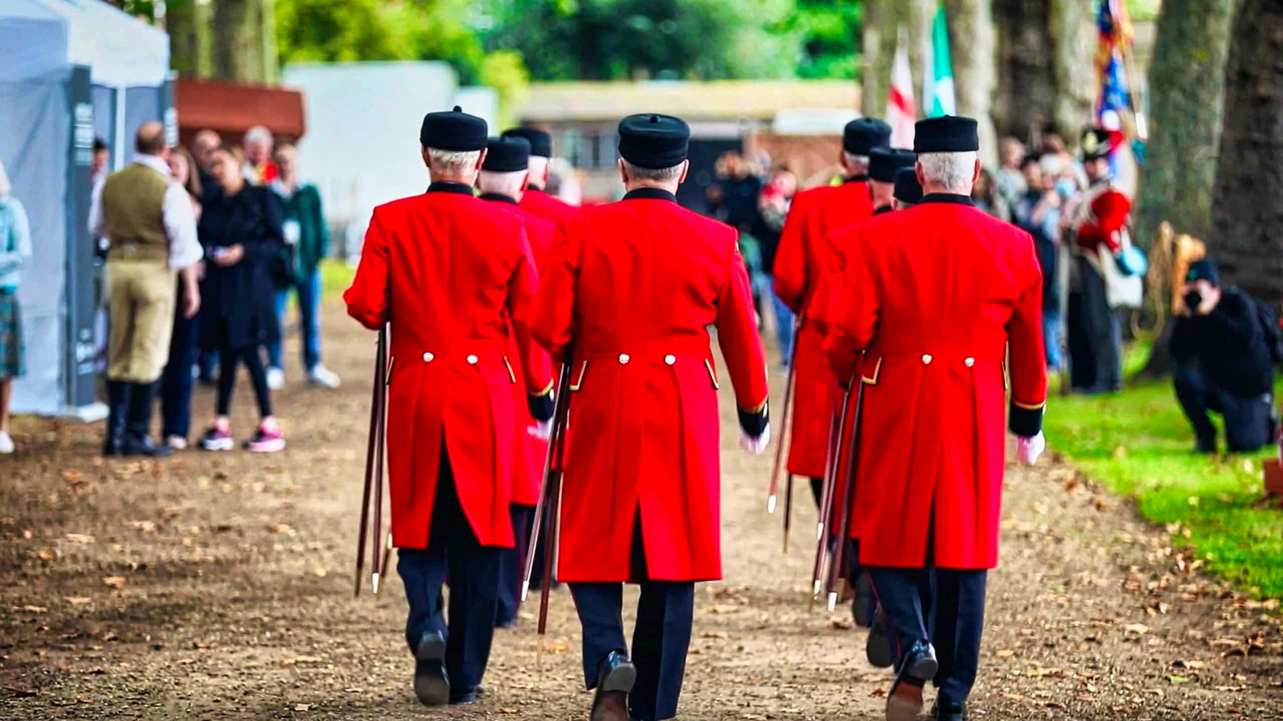 Pensionstas de Chelsea durante el Chelsea History Festival de Londres