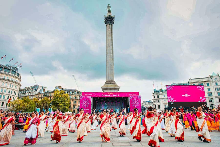 Diwali 2019 en Trafalgar Square Londres en Octubre 2026: Diwali en Trafalgar Square