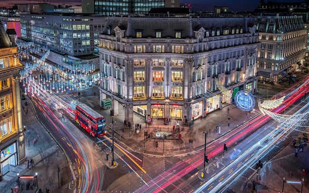 Dónde ver luces de Navidad en Londres %currentyear% (y cuándo las encienden) 3 Ver luces Navidad Londres Oxford Circus