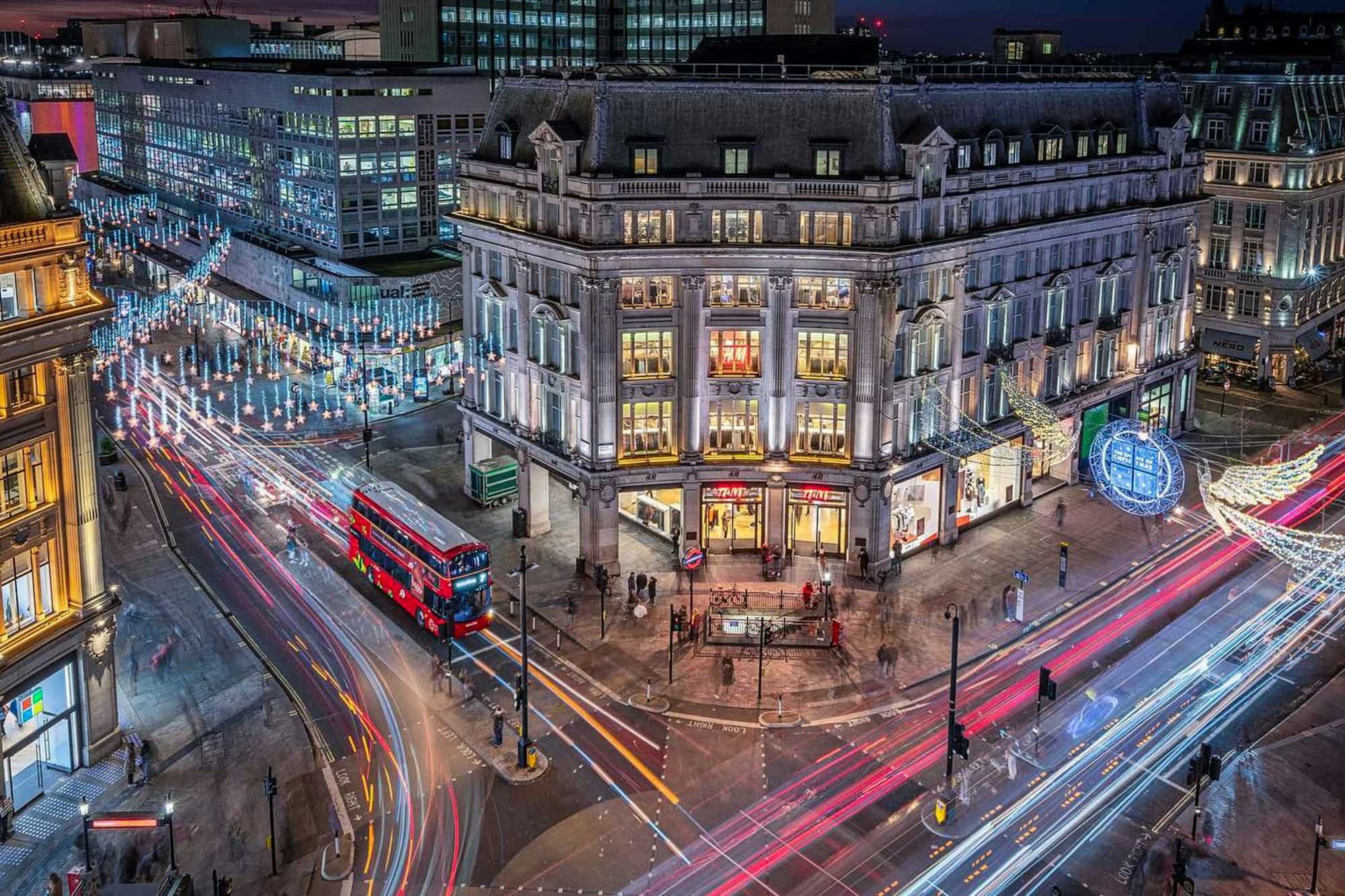 Ver luces Navidad Londres Oxford Circus