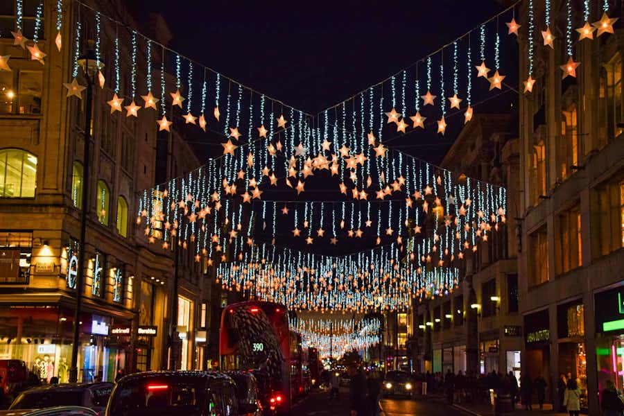 Ver luces Navidad Londres: Oxford Street