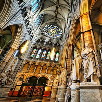 Transepto norte de la Abadía de Westminster en Londres Qué hacer en Londres en Noviembre: Visitar la abadía de Westminster