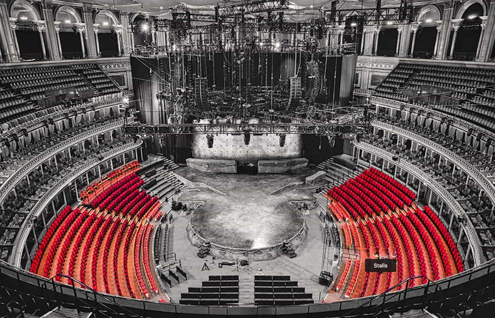 Butacas del Royal Albert Hall para Circo del Sol Circo del Sol en Londres, Royal Albert Hall