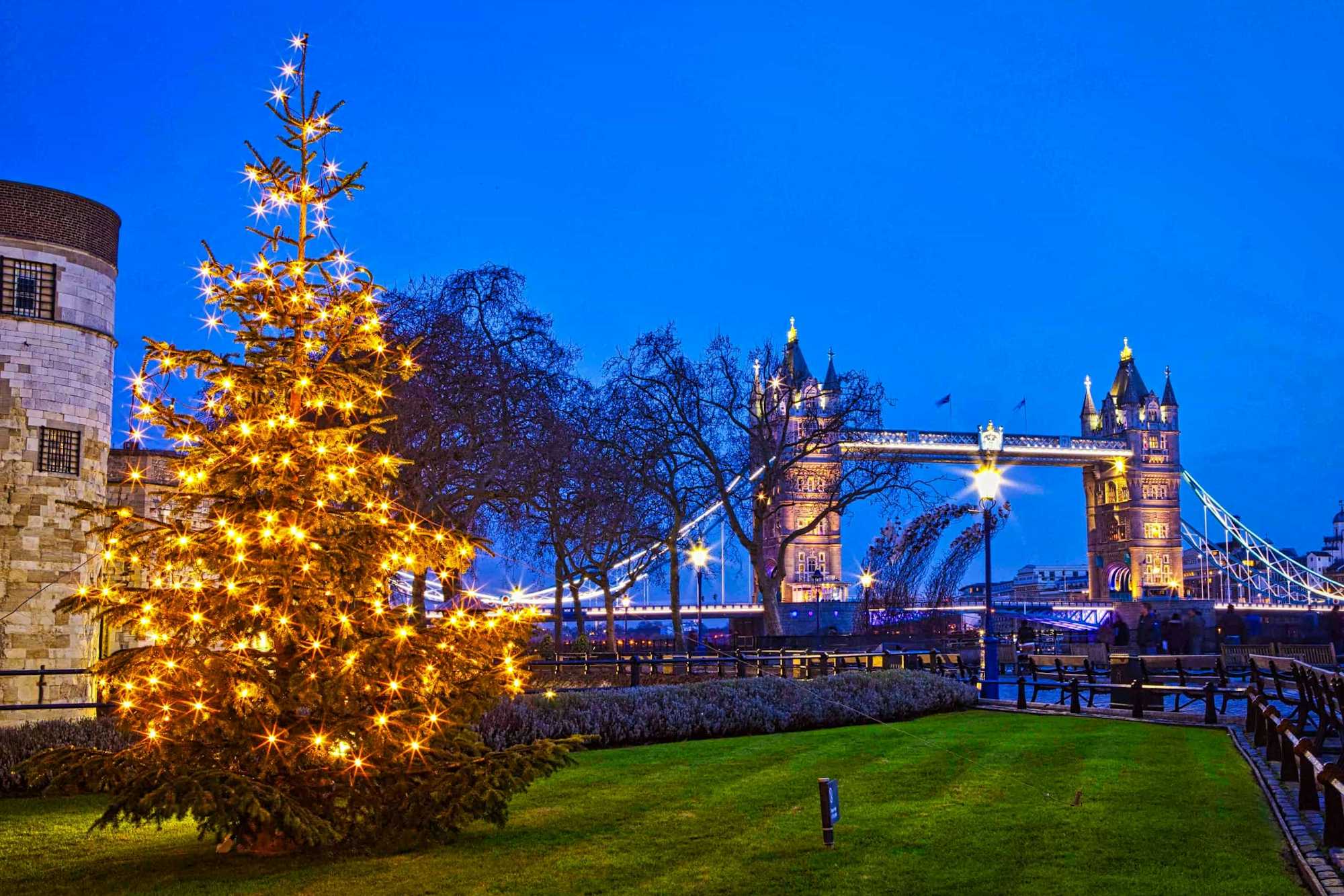 Londres en Navidad Tower Bridge