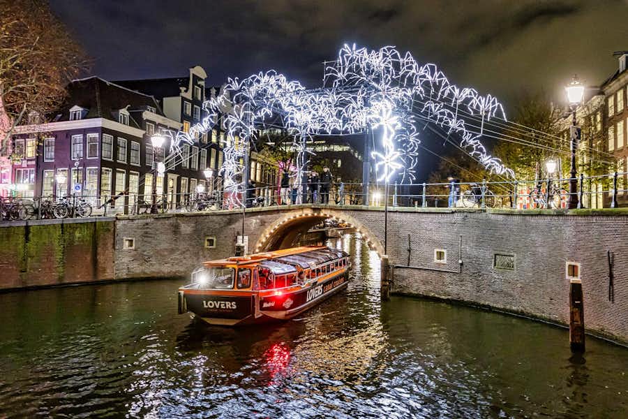 Tarjeta Amsterdam invierno: Crucero del Festival de la Luz