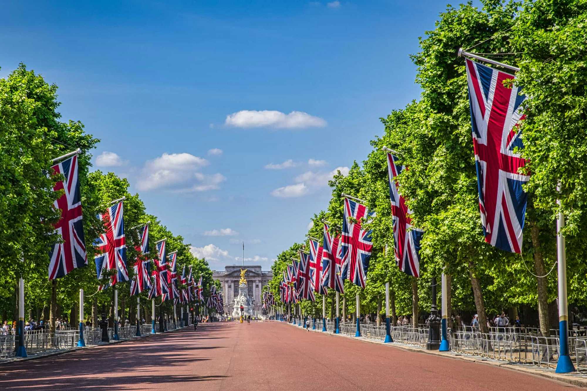 The Mall y palacio Buckingham, Londres