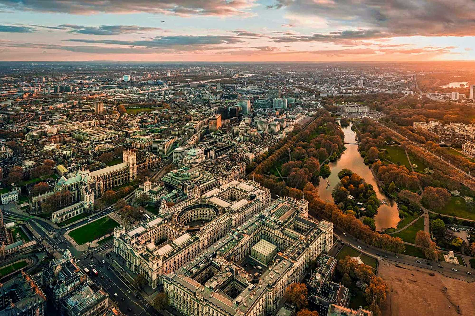 Whitehall, St James Park, Westminster, Londres