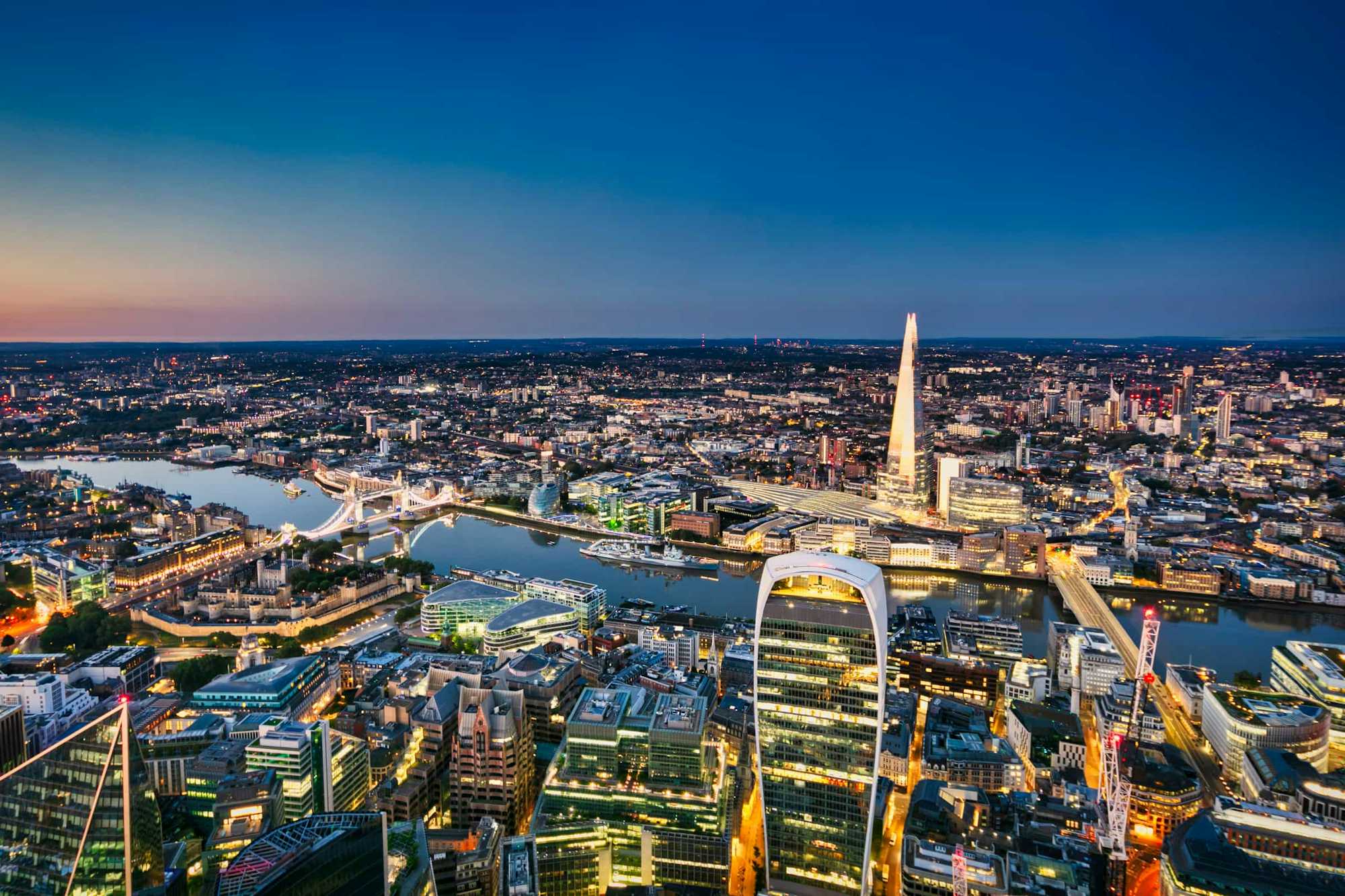 Mirador Horizon 22 vista Támesis Londres