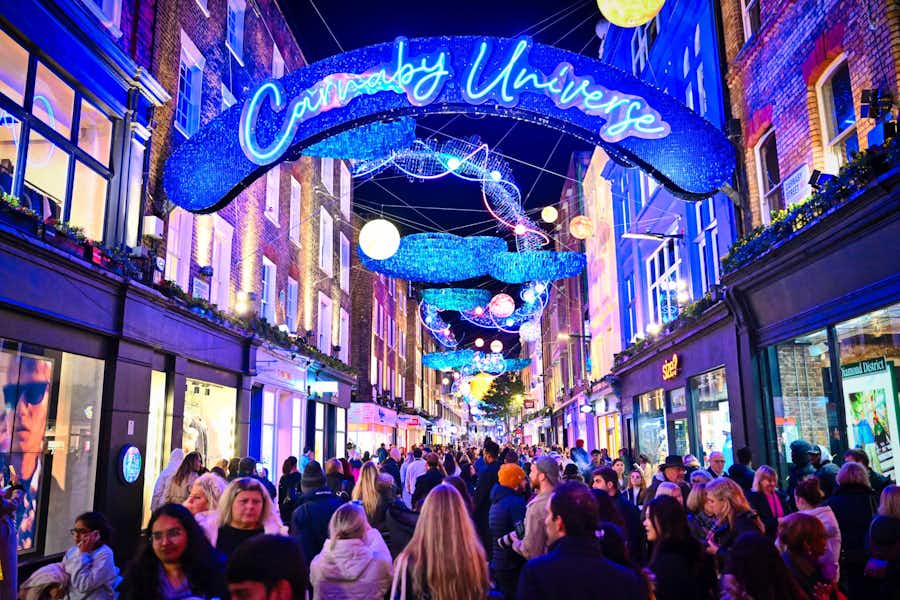 Encendido luces de Navidad en Carnaby Street